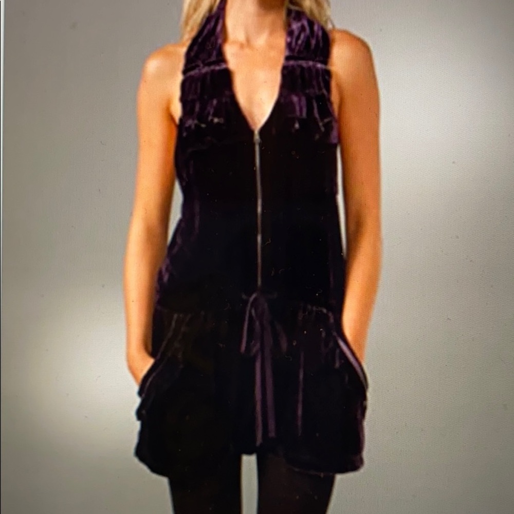 NWT! Nanette Lepore Purple Velvet Dress